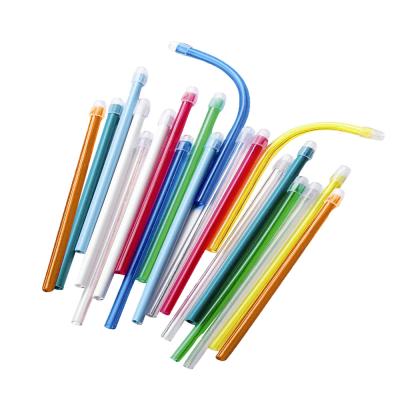 China High Speed Disposable Dental Saliva Ejector For Home Use Detachable Suction Tip PVC Saliva Aspirator Tip Surgical Tube for sale