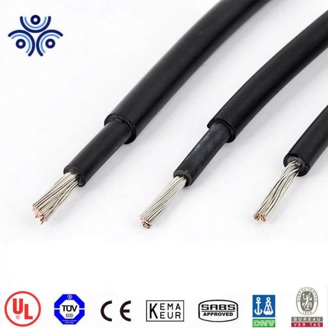 photovoltaic PV cable DC Cable TUV AND UL certification 6mm2 /4mm2 Solar PV cable