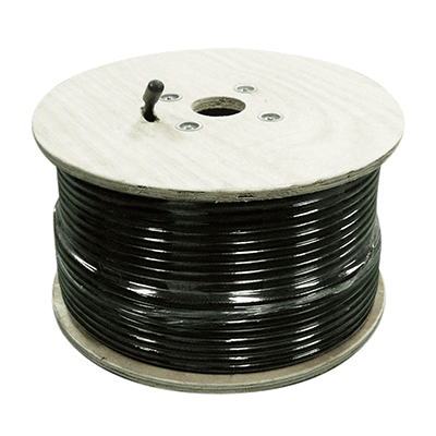 Cat5e Aerial Cable With Messenger Outdoor Waterproof Ethernet Cable 1000 Ft High Quality Networking Lan Cable