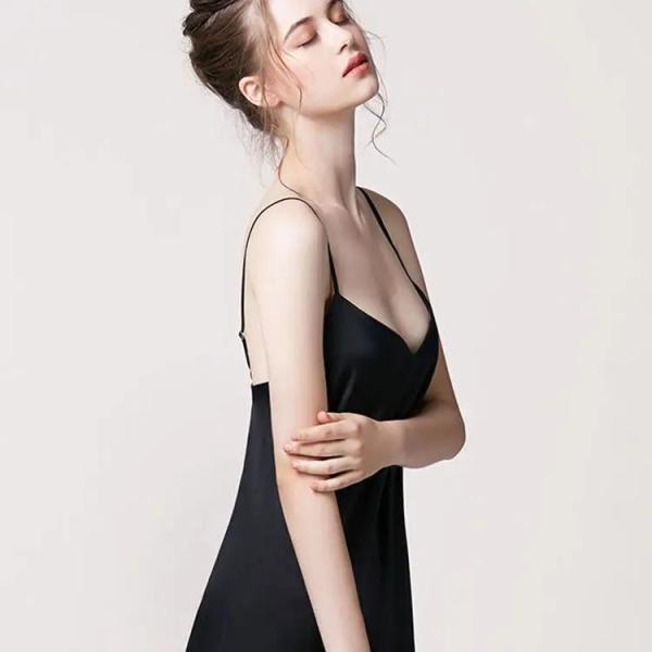Quality 2024 Fashion Silk Slip Dress with 19mm 22mm 25mm for sale