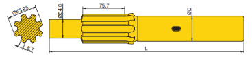 Ingersoll Rand Hydrastar 200 shank adapter diagram