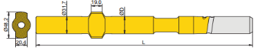 Ingersoll Rand 350 shank adapter diagram