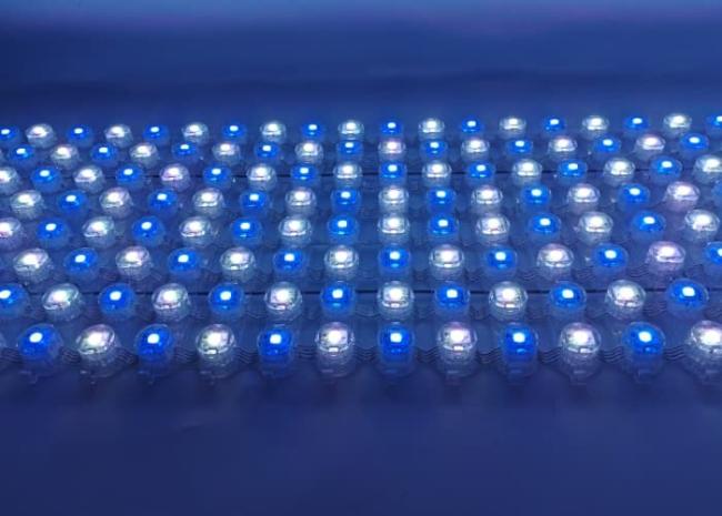 DC12V IP67 Flexible LED Mesh Screen Display - operational view