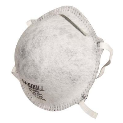 China Máscara de respiración no reutilizable de la seguridad de 4 Plys, máscara de partículas del respirador cónica en venta
