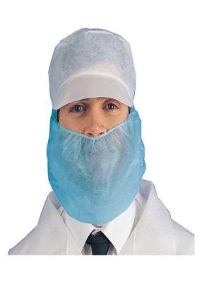 China Fluid Resistant Disposable Non Woven Beard Cover Single Head Loop Hypoallergenic for sale