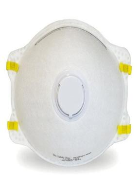 China Valved FFP2 Dust Mask Anti Bacterial Glassfiber Free For Personnel Protection for sale