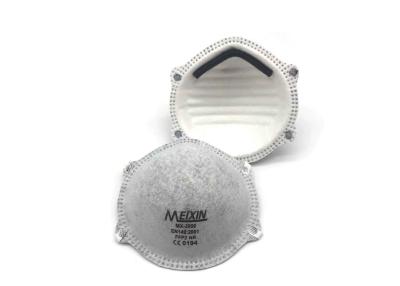 China Clear Vision Respirator Filters Mask Polypropylene Outer Layer Material Single Use Only for sale