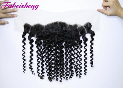China Unprocessed 13x4 Lace Frontal Deep Wave Brazilian Human Hair Grade 8A for sale