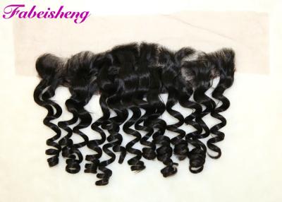 China Grade 8A Full Lace 13x4 Lace Frontal Closure Curly Brazilian Hair for sale