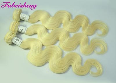 China Virgin Body Wave Blonde Hair / Colored Hair Extensions Closure Brazilian Human Hair Weave for sale