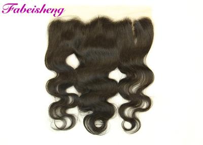 China Medium Parts Lace Frontal Closure 13x4 Unprocessed Natural Black Virgin Human Hair For Women for sale