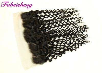China Deep Wave Cutical Aligned Hair 13*4 Lace Frontal With Bundles No Shedding for sale