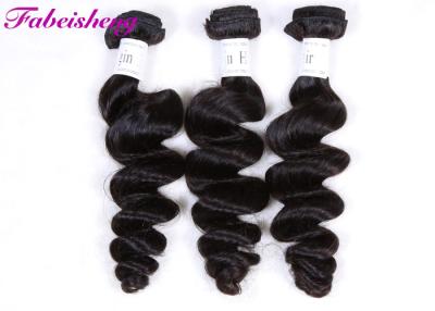 China Double Drawn Loose Curly Virgin Peruvian Hair Full Cuticle Aligned No Chemical for sale