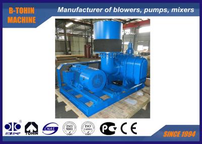China DN300 Roots Air Blower oxygen supplier for aquafarms with air cooling 80KPA for sale