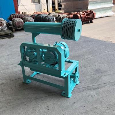 China 10KPA - 60KPA Three Lobe Roots Blower DN40 Belt and pulley Connection type for sale