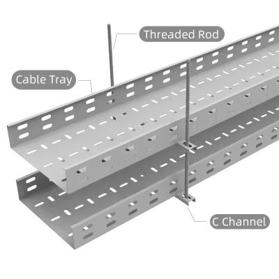China Fireproofing Perforated Metal Cable Tray for sale