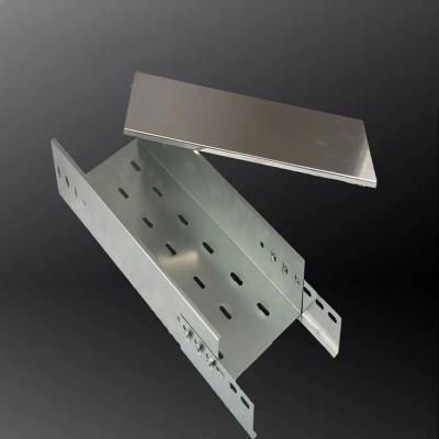 China Fire Proofing Perforated Metal Cable Tray With Cover Rust Resistance for sale