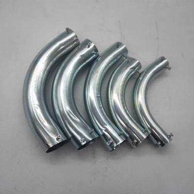 China Customized 90 Degree Rigid Metal Conduit Elbow Cable Conduit Accessories for sale