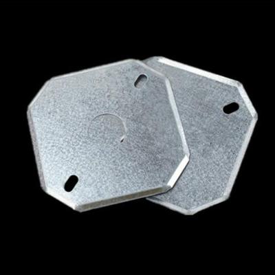 中国 Electrical Square Metal Junction Box Cover Plate Stainless Steel Fireproof 販売のため