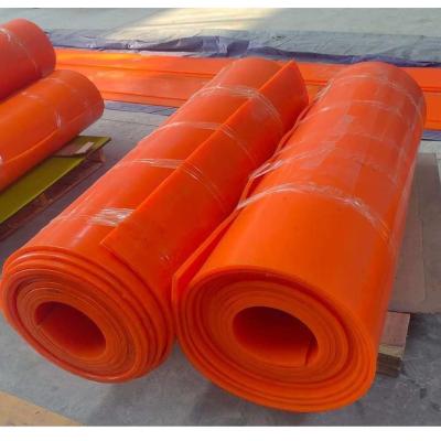 China Conveyor Polyurethane sheet Urethane Wear Strip Pipe Lining Panel for sale