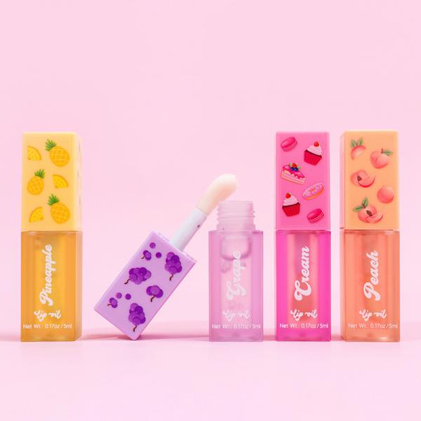 Quality Kids Fruit Infused Clear Lip Oil For Moisturizing Cruelty Free for sale