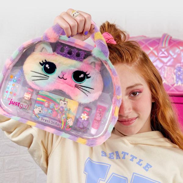 Quality Birthday Party Beauty Set Girls Makeup Kit Non-toxic Children Real Cosmetic Pretend Play Toys for sale