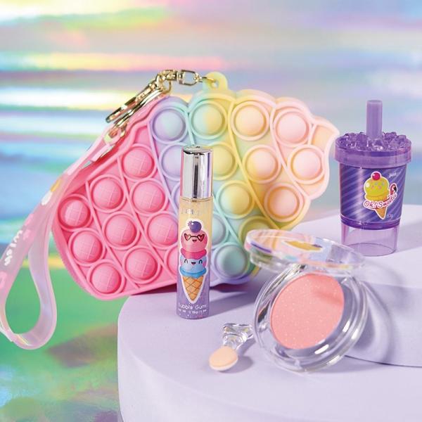 Quality Compact Children Makeup Set Toy Sweetie Pop It Purse Lovely Make Up Kit for sale