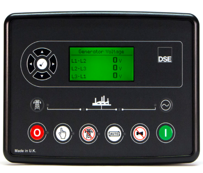 DSE 6120 Control Panel display