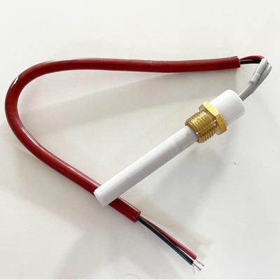 China Threaded Ceramic Glow Igniter ,  Ceramic Ignition Element For Solid pellet Wood Fuels for sale