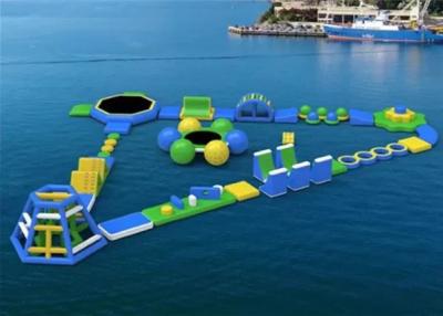 China Eco Friendly Kids Inflatable Water Park , Inflatable Water Obstacle Course for sale