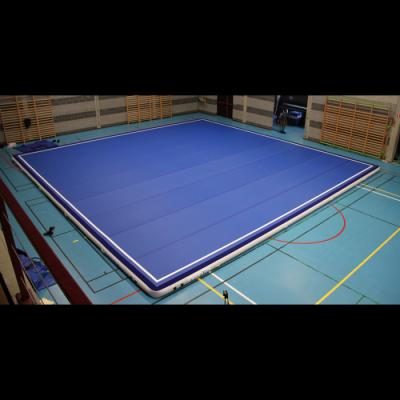 China Compact Blow Up Gymnastics Mat , Thick Gymnastics Tumble Track At Home for sale