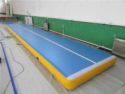 China Digital Printing Gymnastics Bouncy Mats , Outdoor Tumble Track Trampoline No Noise for sale