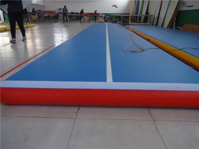 China Gymnastic Club Inflatable Bounce Mat , Air Pro Tumble Track Long Life Span for sale