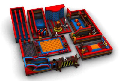 China High Durability Indoor Inflatable Theme Park For Interactive Sport Games for sale