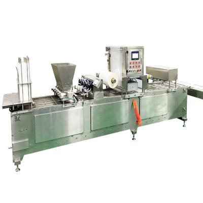 China Food Products Vacuum Plastic Tray Sealing Machine 5.5KW Power For Tray Sealing for sale