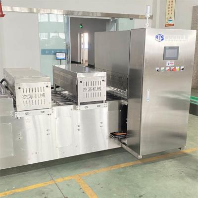 China Máquina de sellado de bandejas de mesa con sistema de control PLC Sistema opcional de llenado de gas en venta