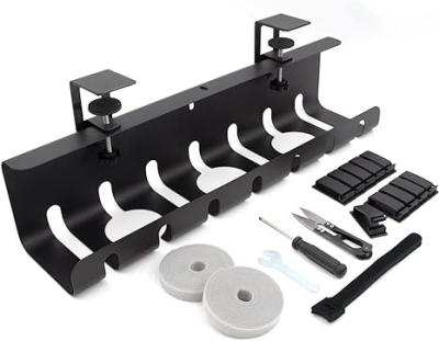 China Organize Your Desk Wires with Cable Tray and Clamp Powder Coating Surface Finishing for sale