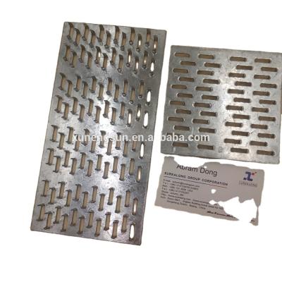 China Standard Wood Connector Perforated Nail Plate for Wood Construction Roof Trusses for sale