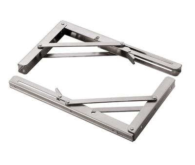 China 30 Inch Heavy Duty Folding Brackets Standard Stainless Steel Wall Mounted Desk Support for sale