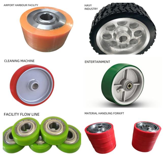 Polyurethane industrial wheels