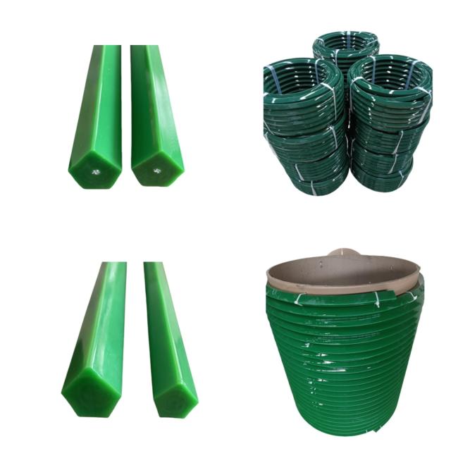 Custom PU Ridge Top Belt for industrial conveying systems