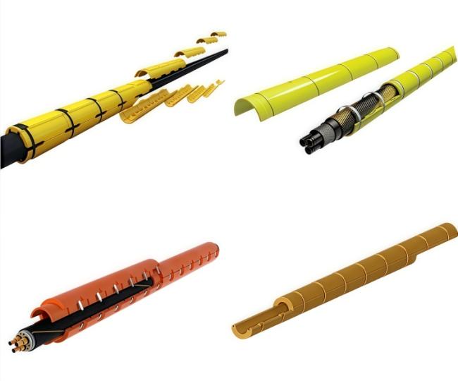 Polyurethane subsea cable protection duct installation example