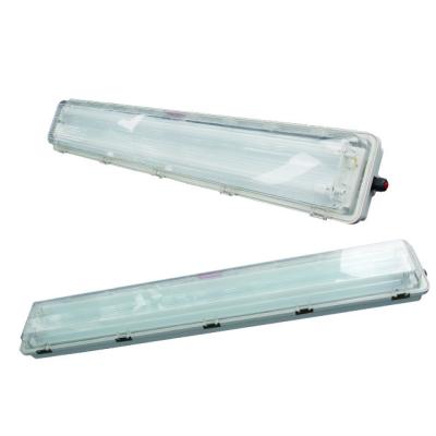 China Atex Led Fluorescent Lamp IP65 Flameproof Explosion Proof Single And Double Tube for sale