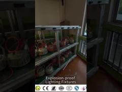 ATEX/IECEx認証 防爆LED投光器 – 160lm/W、IP66、石油・ガスゾーン向け耐久性