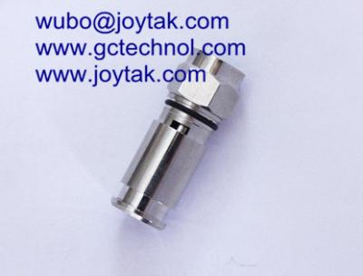 China F Compression Connector CATV connector for RG59 Coaxial Cable connector with window for sale