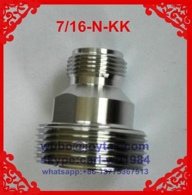 China DIN 7/16 adaptor All brass DIN 7/16 female to N female adaptor for sale