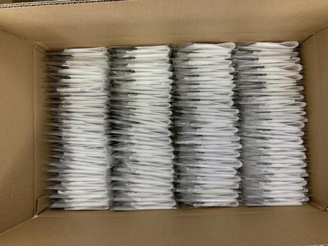 Non Woven 3th Layer N95 Face Mask Latex Free PP / Melt Blown Materials