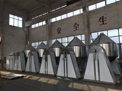 China Double Tapered Rotary Vacuum Dryer Three Layers Environmental Friendly for sale
