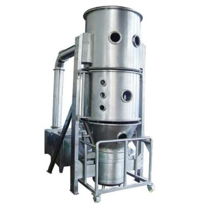 China Pharmaceutical Fluid Bed Dryer Fluidized Bed Granulator Machine 670L Volume for sale