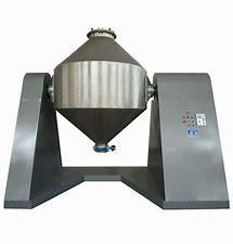 China SS304 Single Cylinder Double Cone Vacuum Paddle Dryer Internal Heating for sale